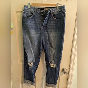 Torrid Light Wash Boyfriend Jeans